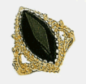 Womens Onyx Ring