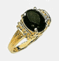 Womens Onyx Ring