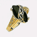 Womens Onyx Ring