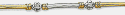 14k Imported Cubic Zirconia Bracelet