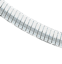 White Gold Light Omega Necklace